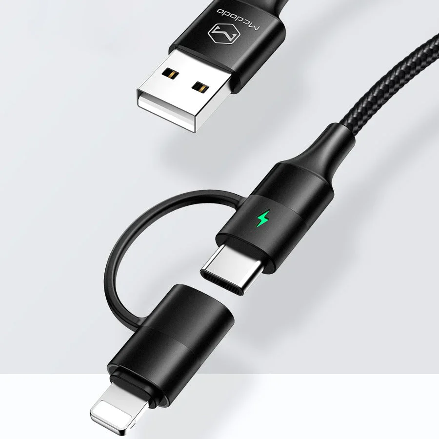 Mcdodo USB Type-C 2 in 1 Data Cable - Image 4