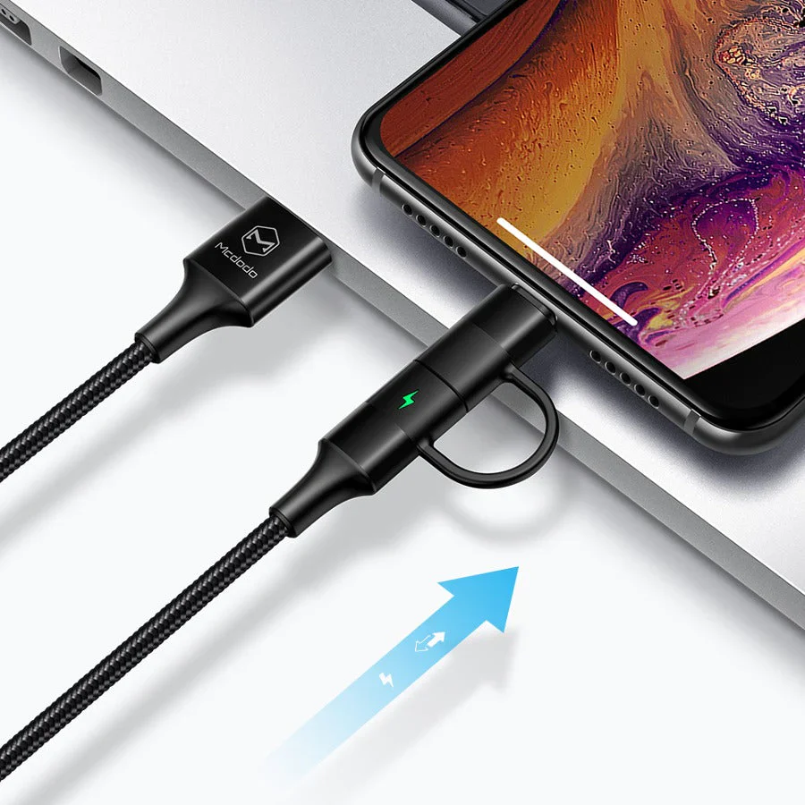 Mcdodo USB Type-C 2 in 1 Data Cable - Image 7