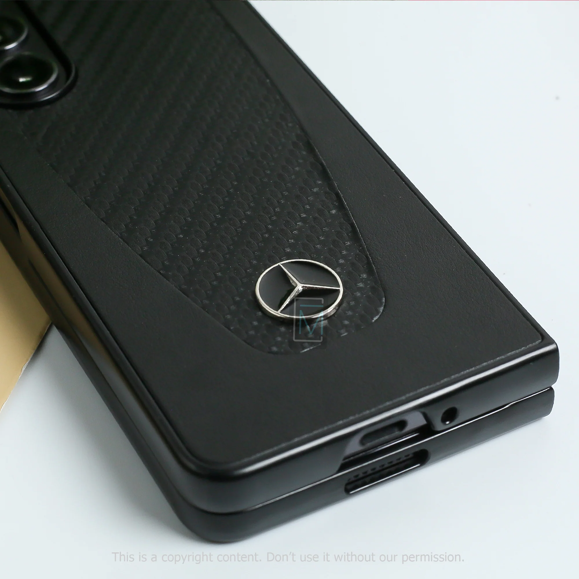 Mercedes Benz ® Galaxy Z Fold5 Carbon Fiber Hybrid Case - Image 13