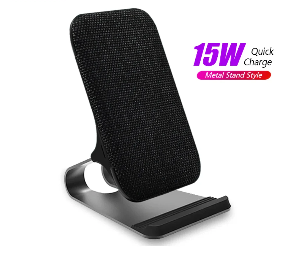Metal Bracket Desktop Wireless Charger - Image 3