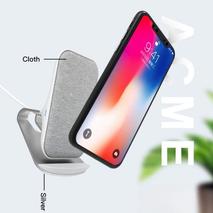Metal Bracket Desktop Wireless Charger - Image 4