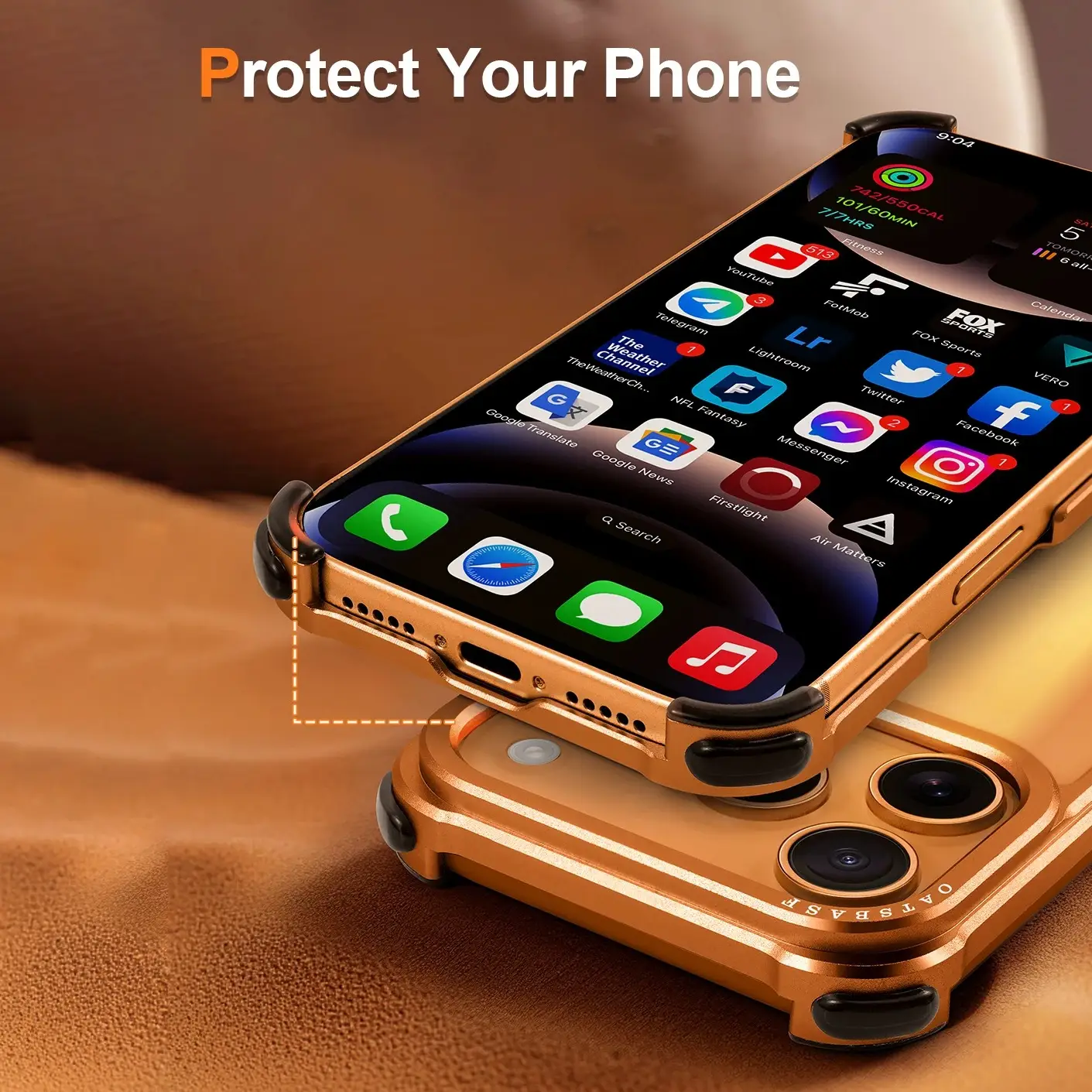Metallic Frame Corner Guard Case - Image 8