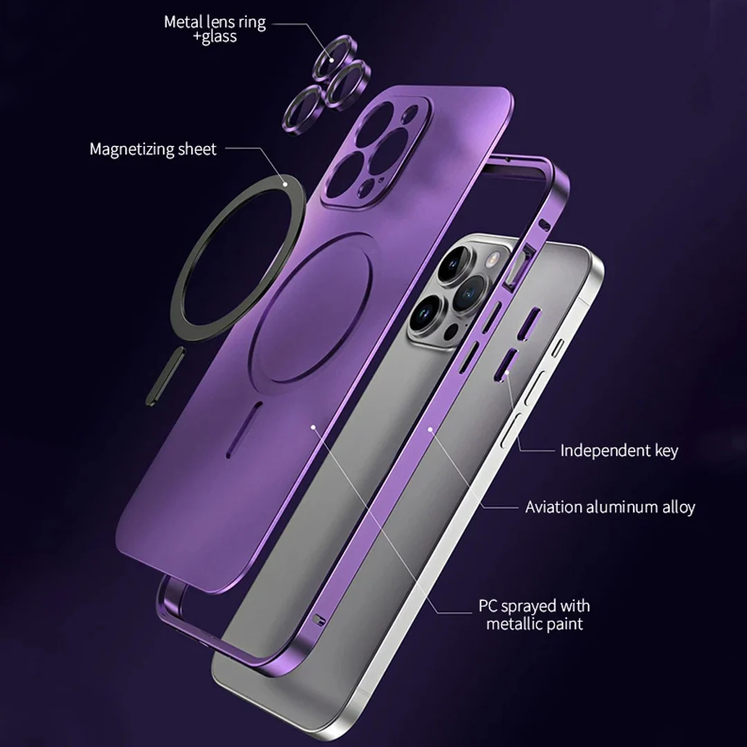 MetallicMag Magnetic Shockproof Case - iPhone - Image 6