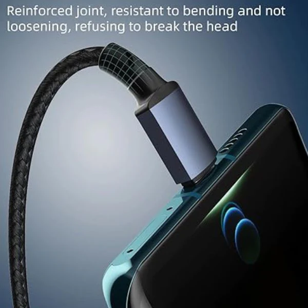 Mighty Max 6A 3-in-1 Braided Charging Cable - Image 5
