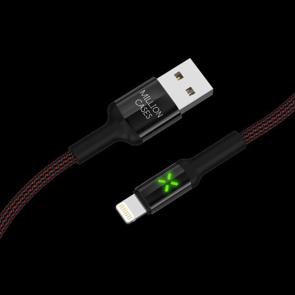 Million Cases Auto Disconnect Fast Charging Braided Lightning Cable - Image 8