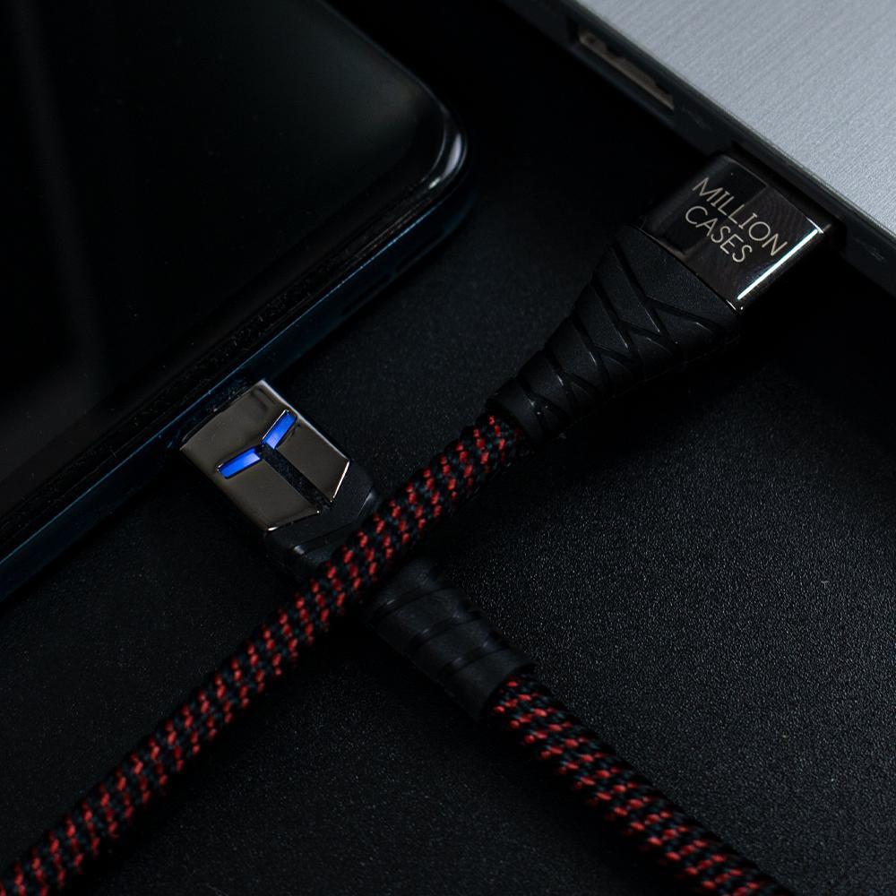 Million Cases Auto Disconnect Fast Charging Braided Type-C Cable - Image 10