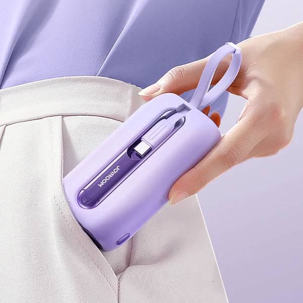 Mini Compact 22.5W 10000mAh Power Bank with Dual Cables - Image 5