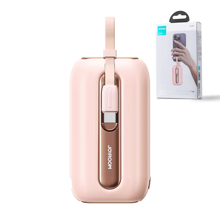 Mini Compact 22.5W 10000mAh Power Bank with Dual Cables - Image 7
