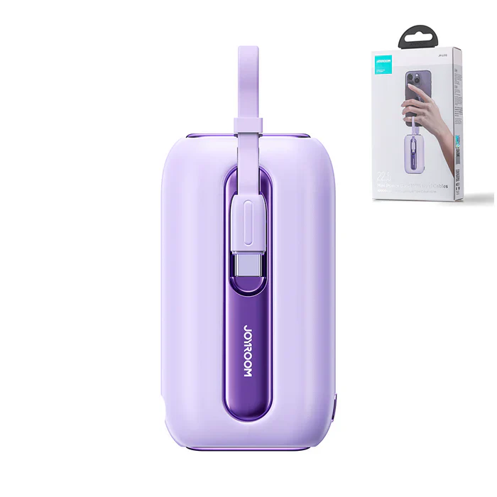Mini Compact 22.5W 10000mAh Power Bank with Dual Cables - Image 8