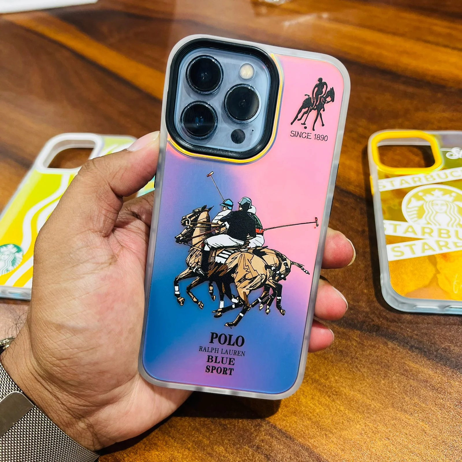 iPhone Hologram Shockproof Gradient Case - Image 3