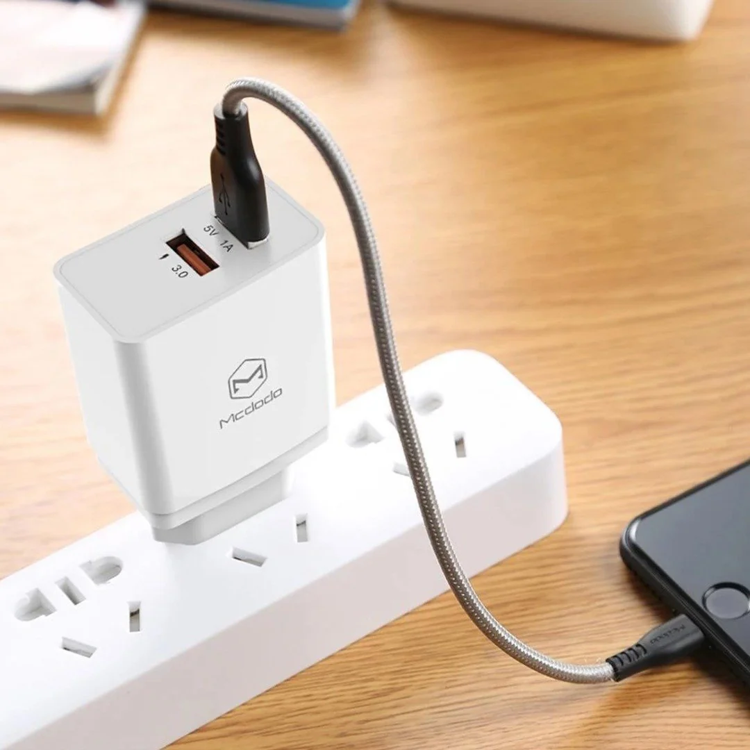 MK ® Mcdodo PD+QC 18W  Fast Travel Charger Set (EU) - Image 3