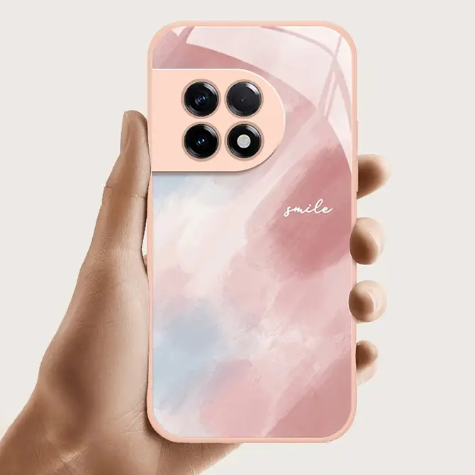 Modern Abstract Artistry Acrylic Glass Case - OnePlus - Image 3