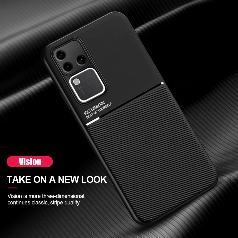 Modern Leather Pattern Slimline Case - Vivo - Image 5