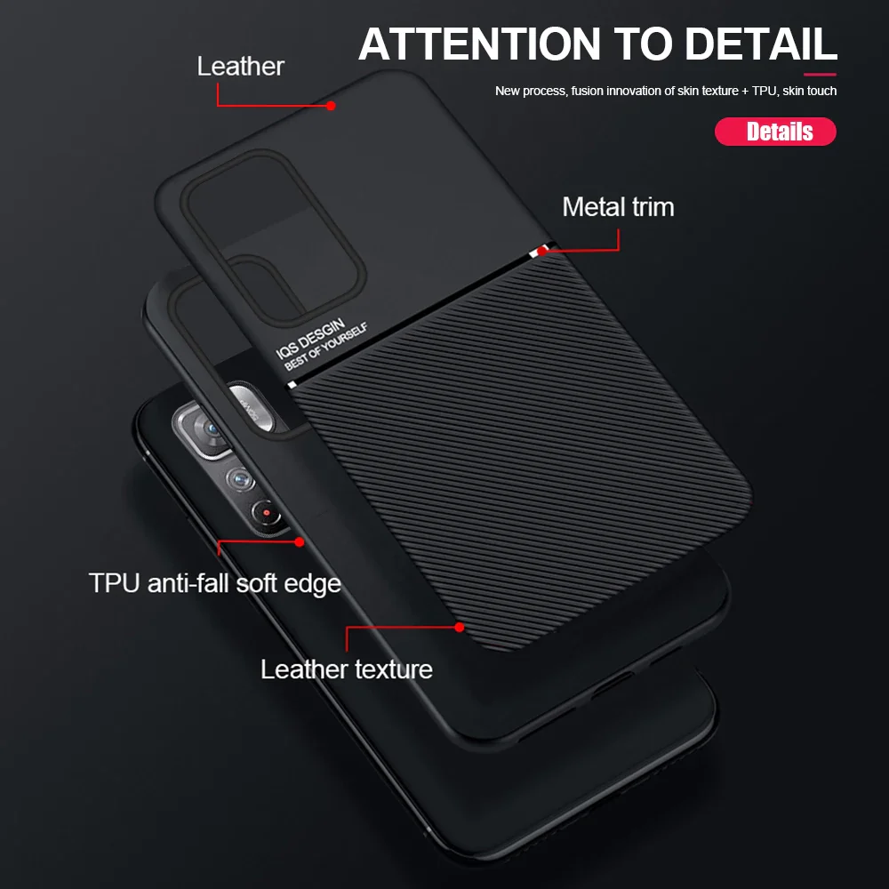 Modern Leather Pattern Slimline Case - Vivo - Image 6