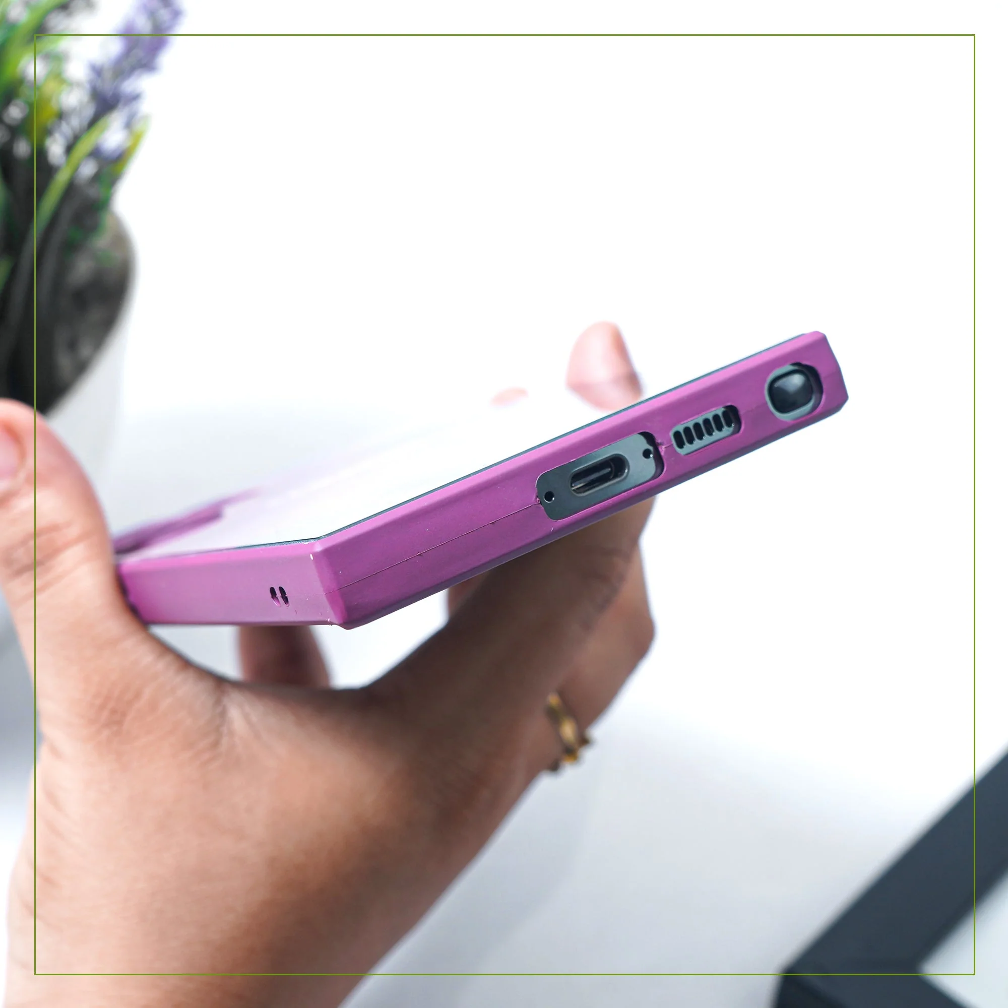 Watercolor Anti-Scratch Wave Glass Case - Samsung - Image 4