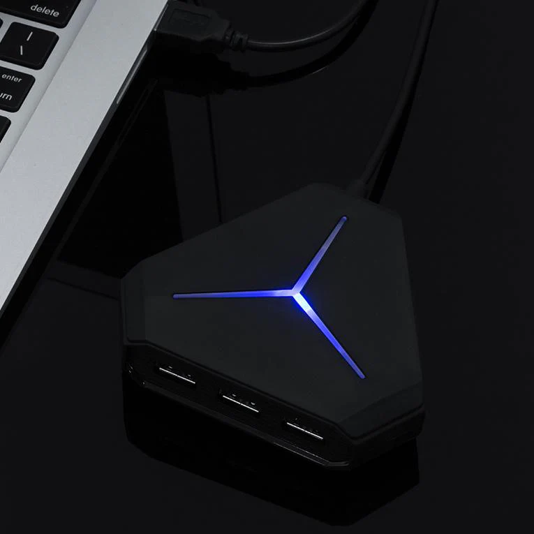 Multi USB 3.0 Hub and Card Reader with Microphone Interface - Image 3