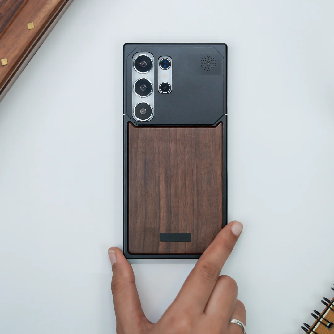 Nature Wood Grain Metallic Case - Samsung - Image 2