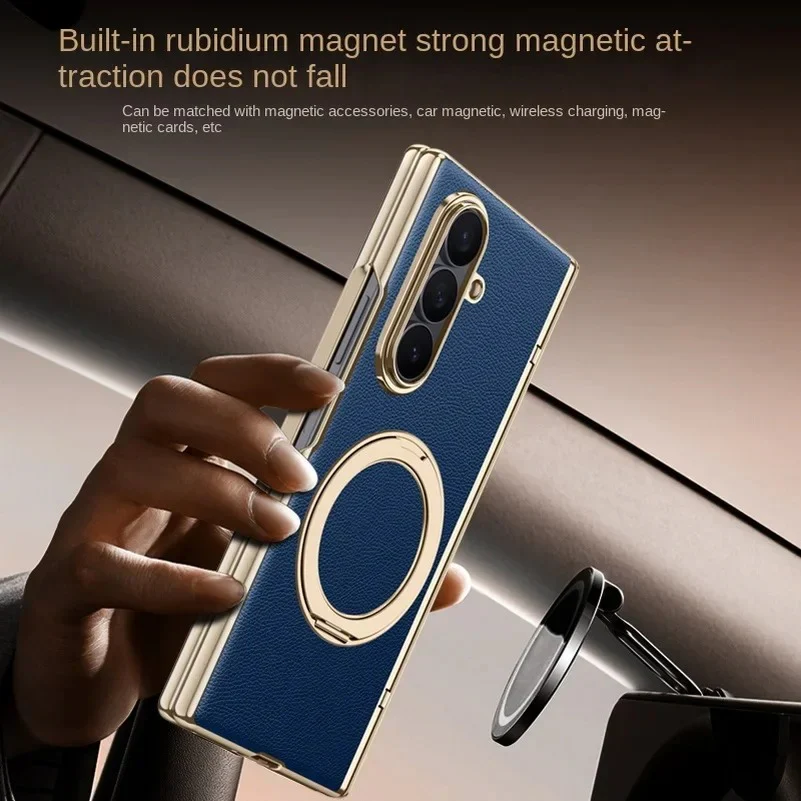 Nightshade Gold Leather Shield Case - Image 3