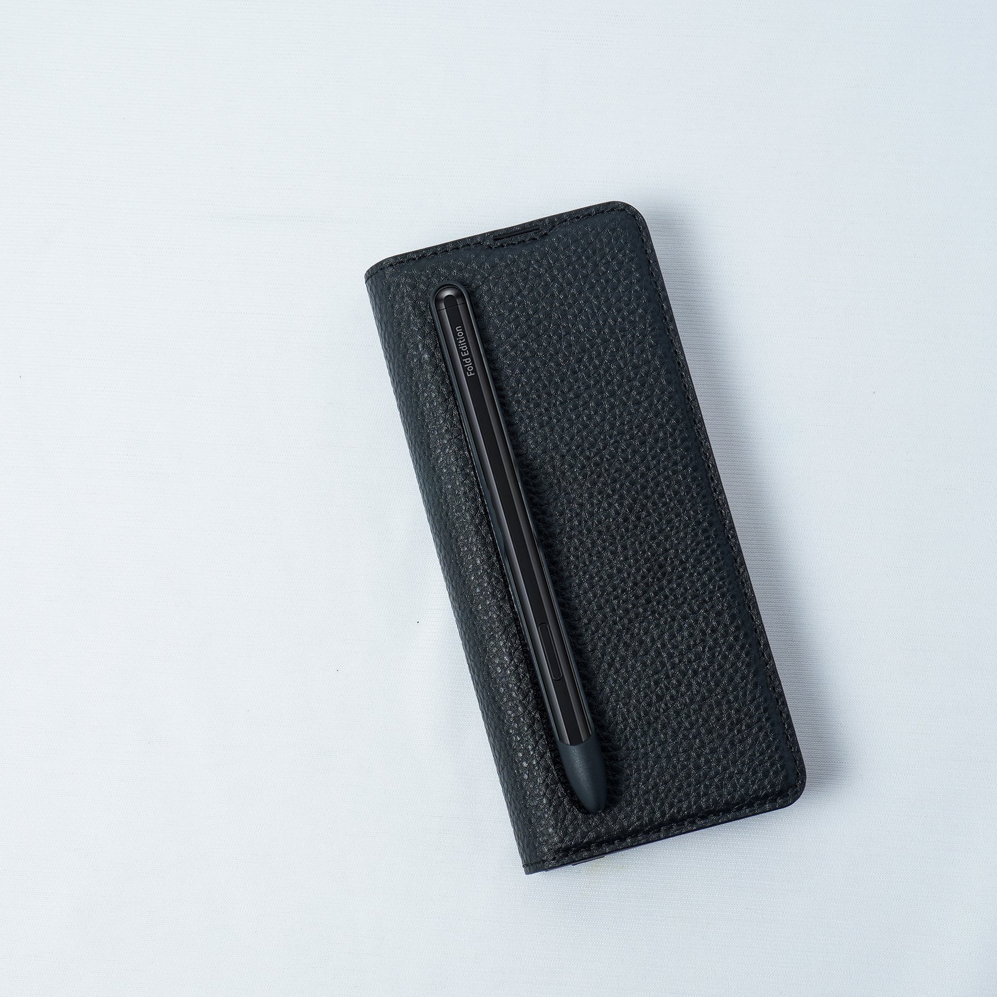 Nillkin ® Galaxy Z Fold4 Rugged Leather Pen Stand Case - Image 2