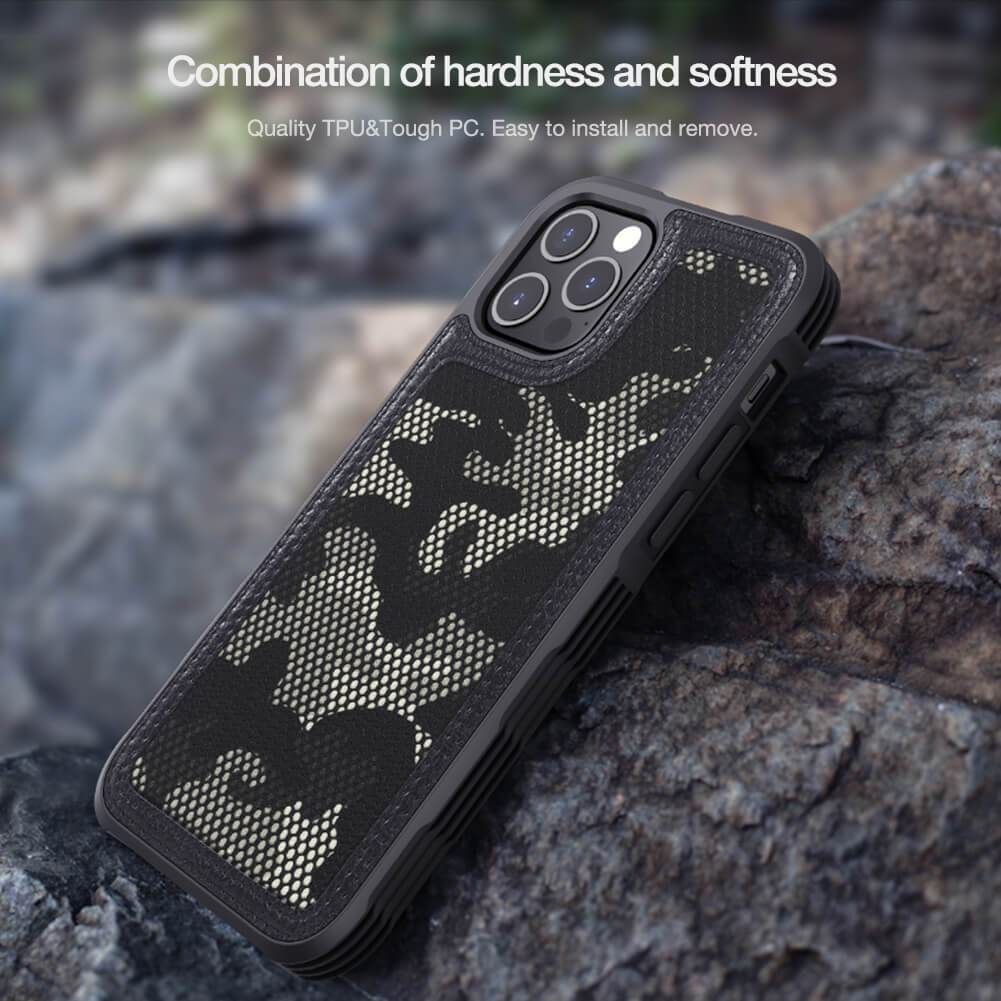 Nillkin ® iPhone 12 Pro Max Camouflage Pattern Cloth Case - Image 5