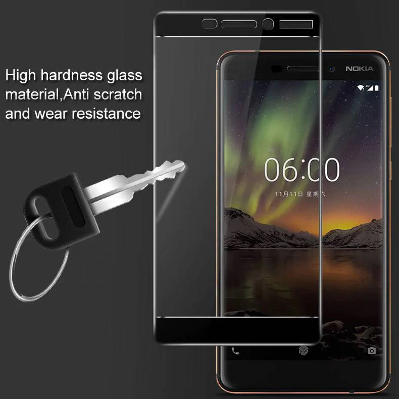 Nokia 6.1 Original 5D Tempered Glass Screen Protector - Image 5