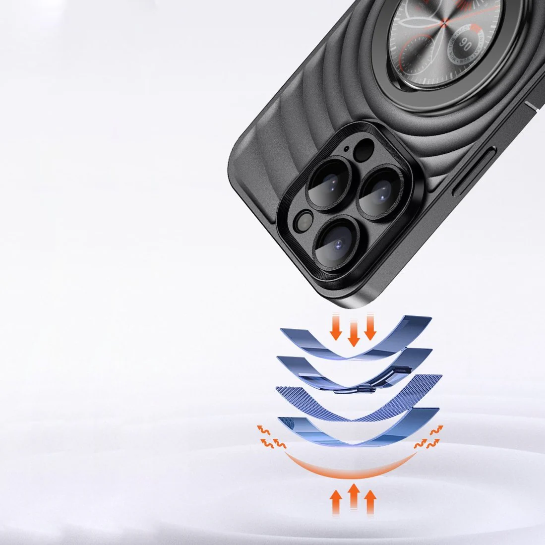 3D Frosted Built In Compass Case - iPhone - Image 18
