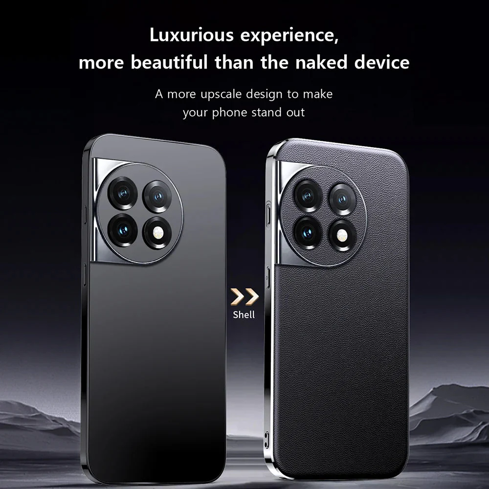 OnePlus 10R Chrome Edge Luxe Leather Case - Image 4