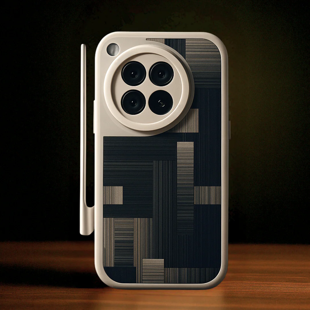 OnePlus 10R Classic Pattern Leather Case - Image 5
