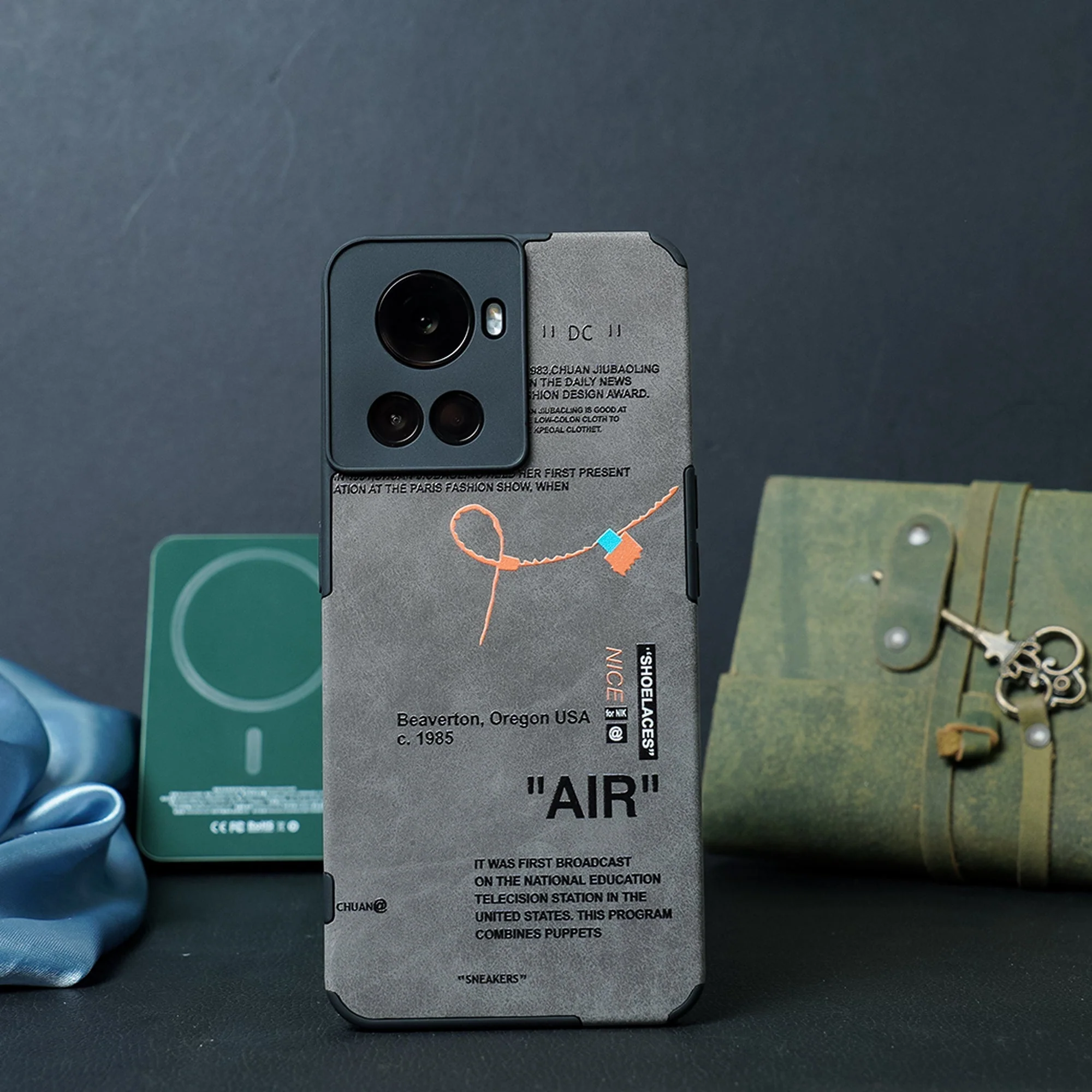 OnePlus 10R Sneaker Label Leather Edge Case - Image 5