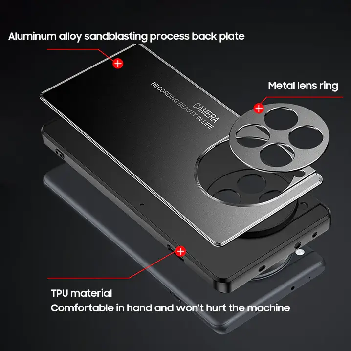 OnePlus 11 Series Frosted Alloy Durable Metal Case - Image 7