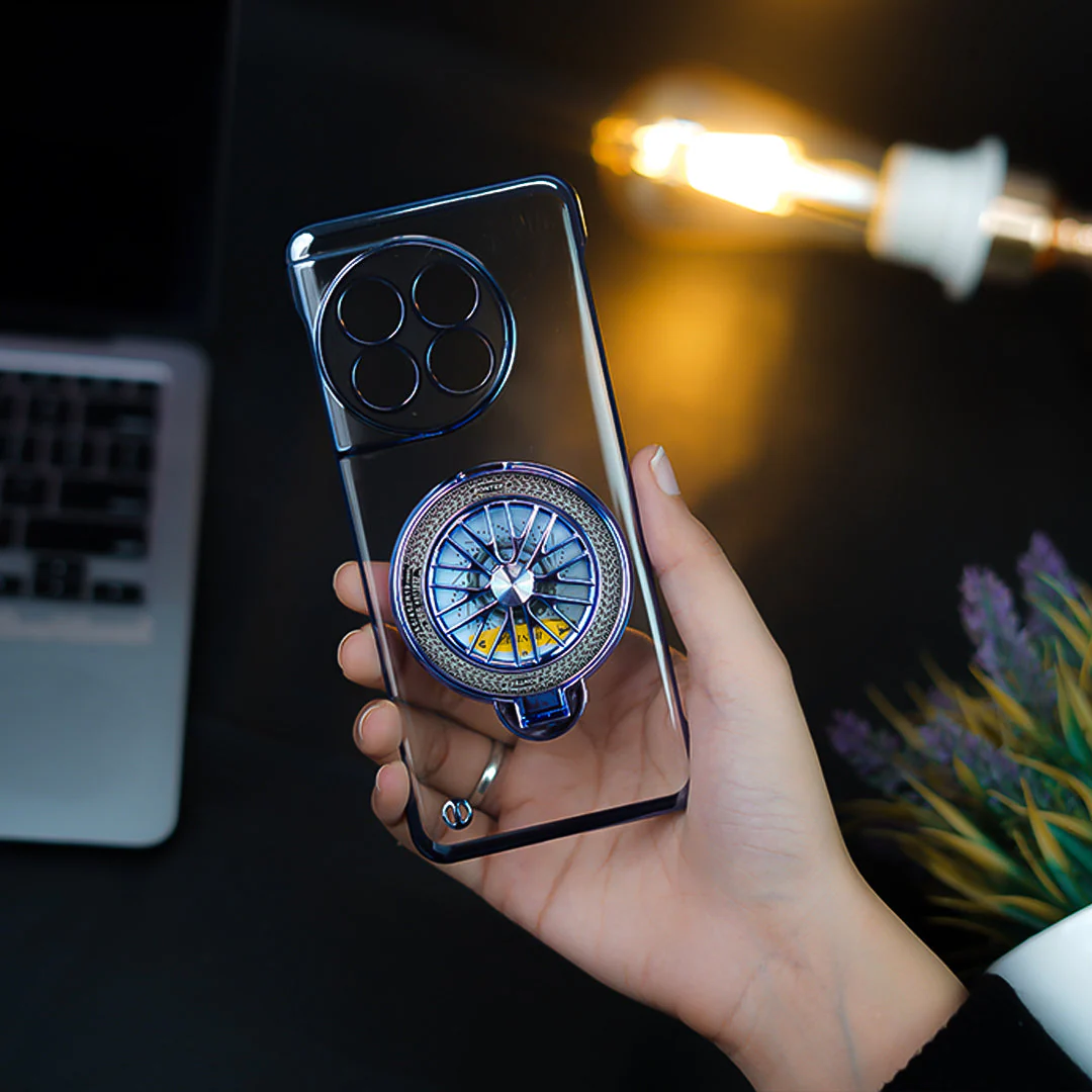 OnePlus 11R Crystal Clear Borderless Swivel Stand Case - Image 12