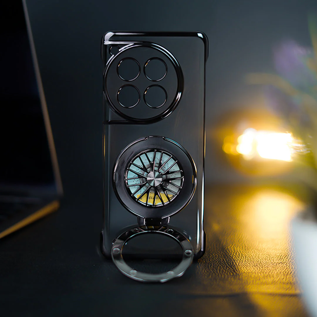 OnePlus 11R Crystal Clear Borderless Swivel Stand Case - Image 19
