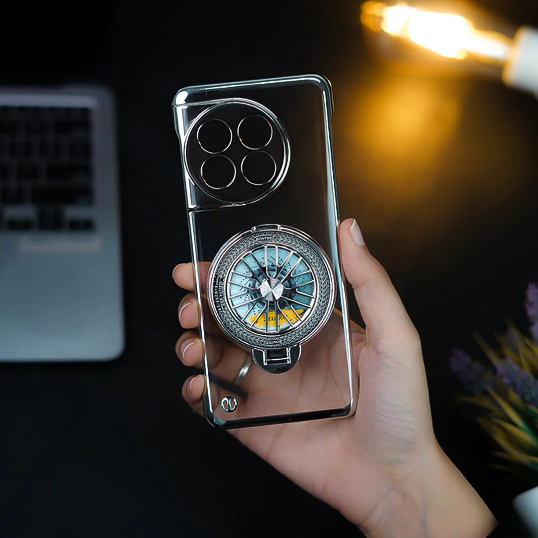 OnePlus 11R Crystal Clear Borderless Swivel Stand Case - Image 7