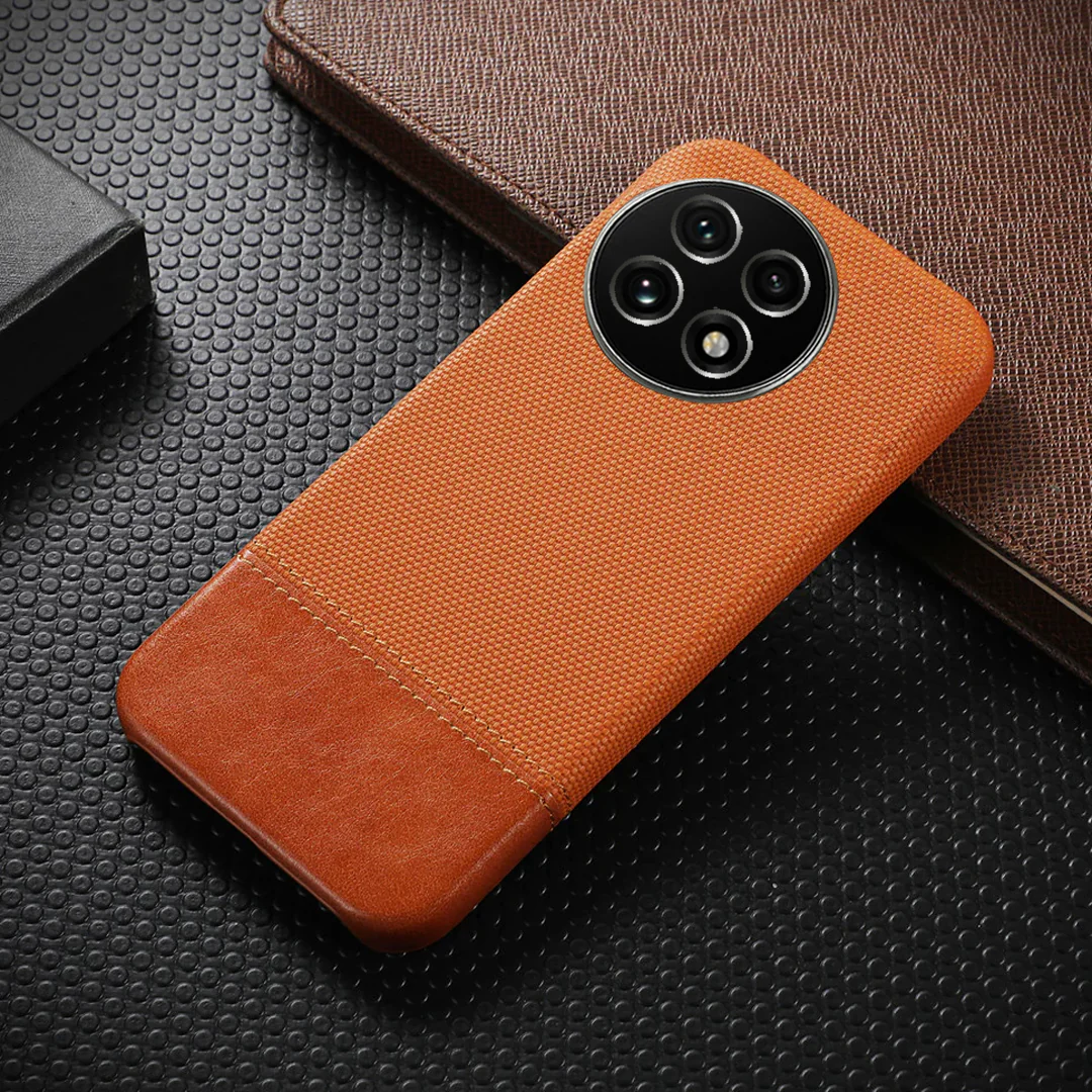 OnePlus 13 Series Retro Business Half Leather Case - Image 4
