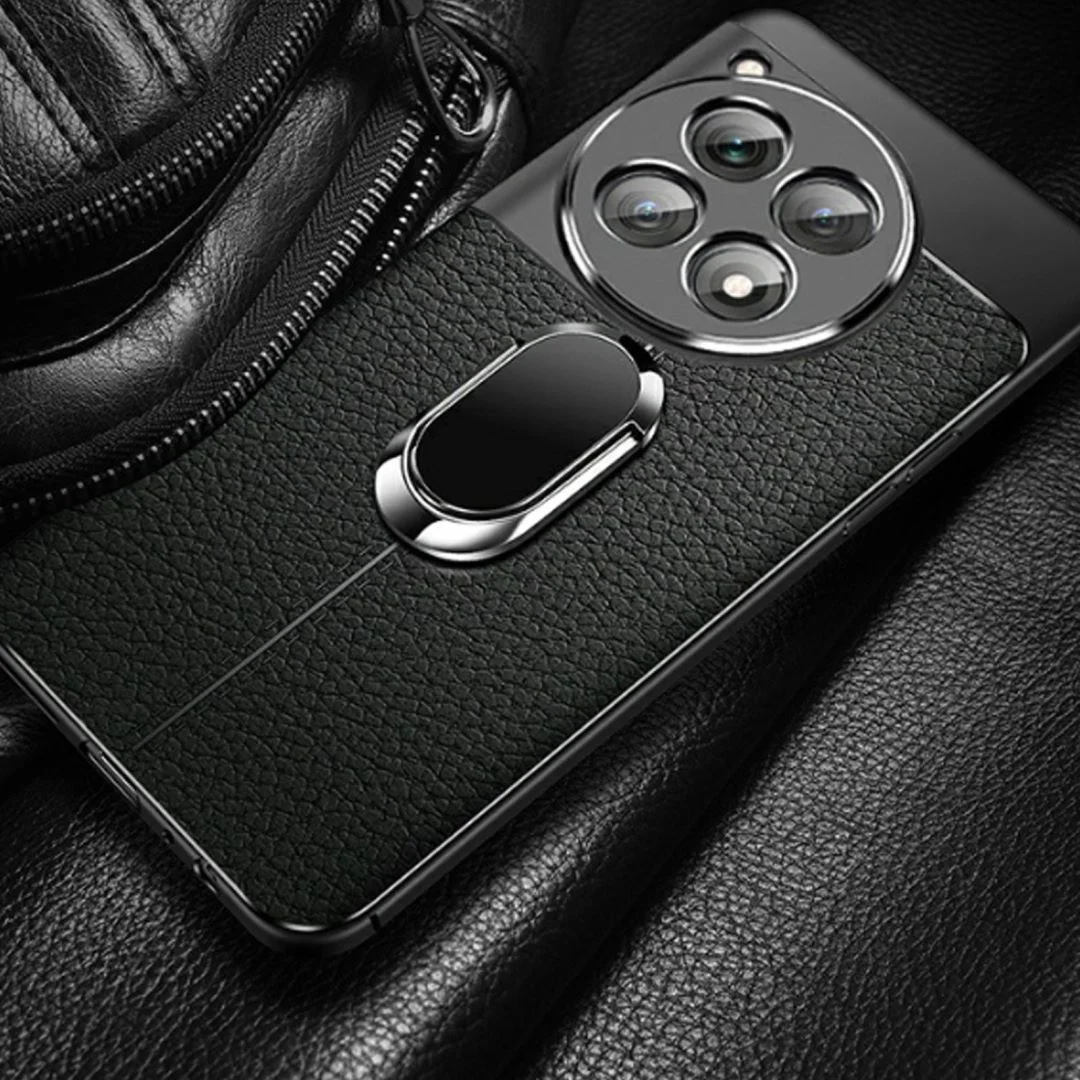 Sleek Urban Leather Ring Holder Case - OnePlus - Image 3