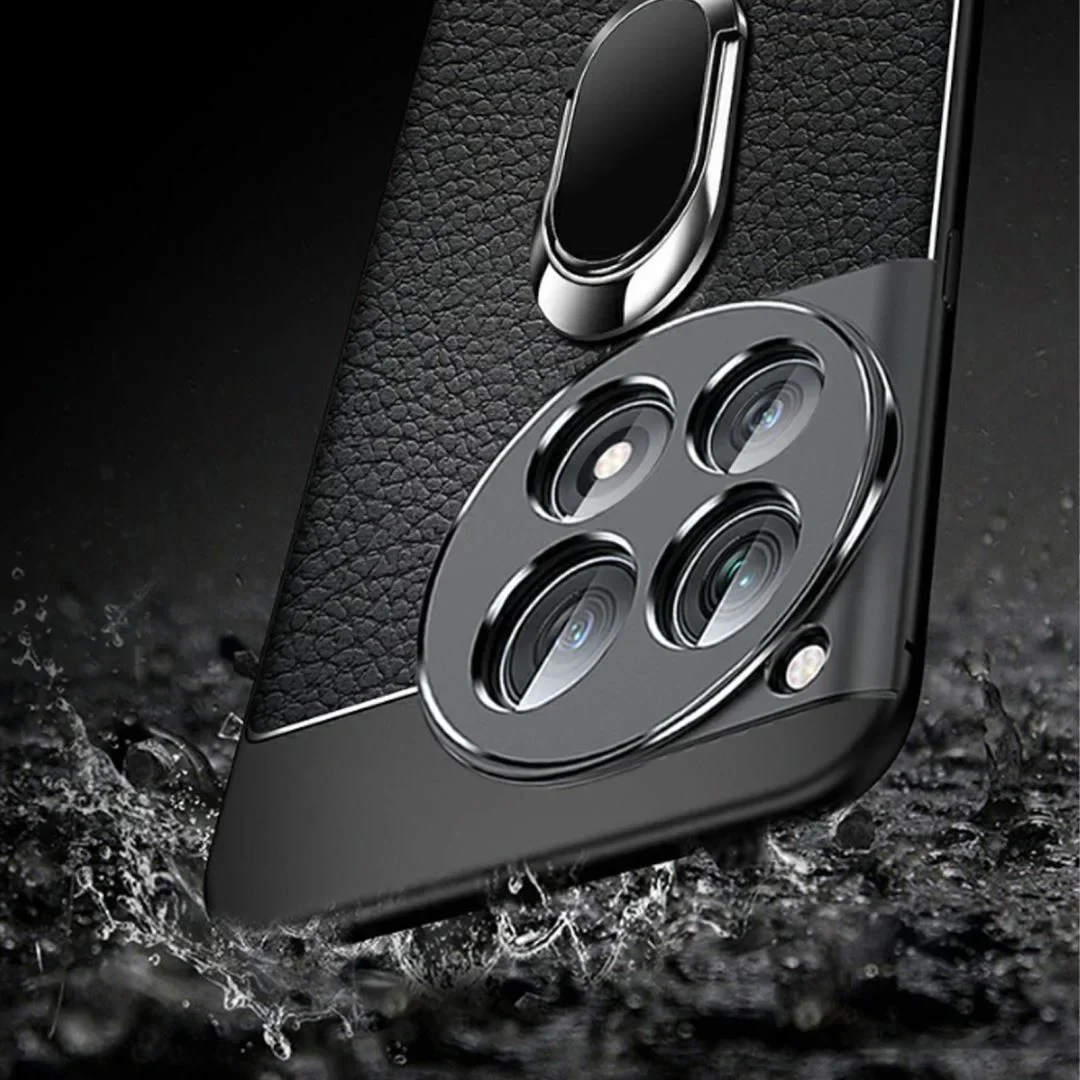 Sleek Urban Leather Ring Holder Case - OnePlus - Image 4
