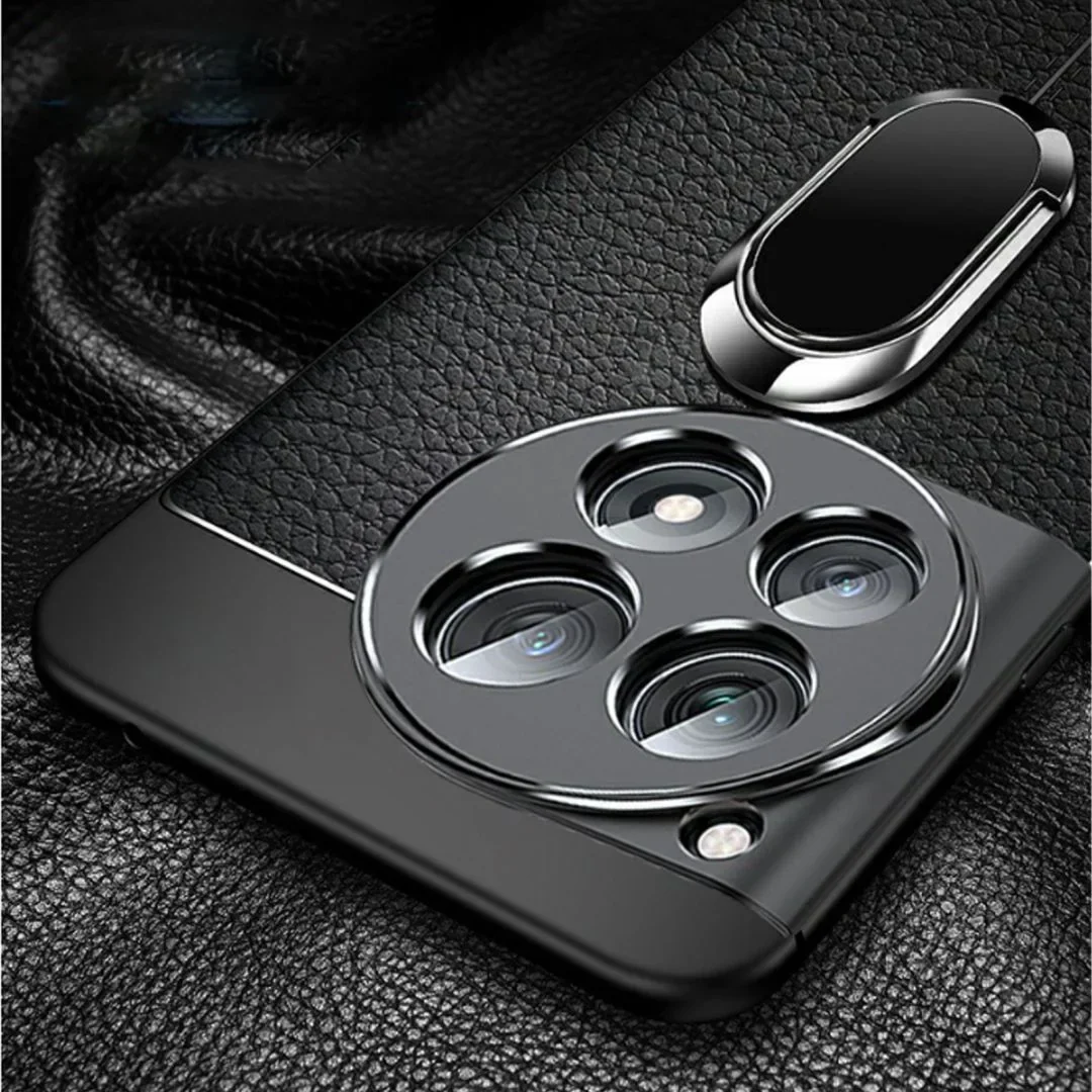 Sleek Urban Leather Ring Holder Case - OnePlus - Image 5