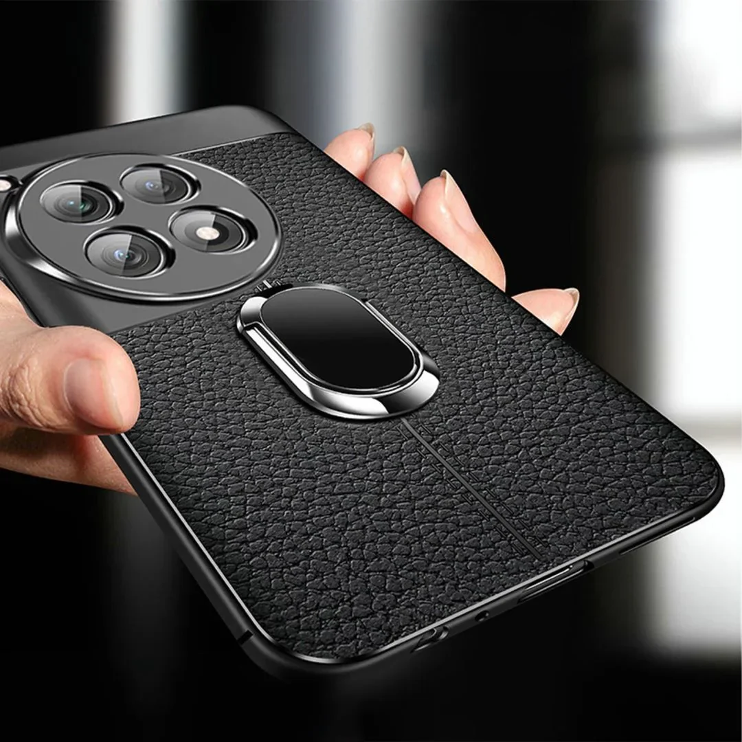 Sleek Urban Leather Ring Holder Case - OnePlus - Image 6