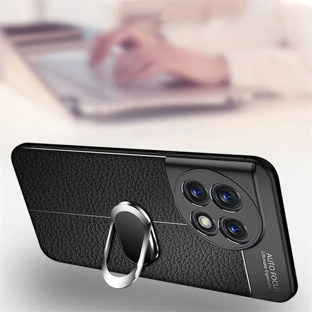 Sleek Urban Leather Ring Holder Case - OnePlus - Image 7