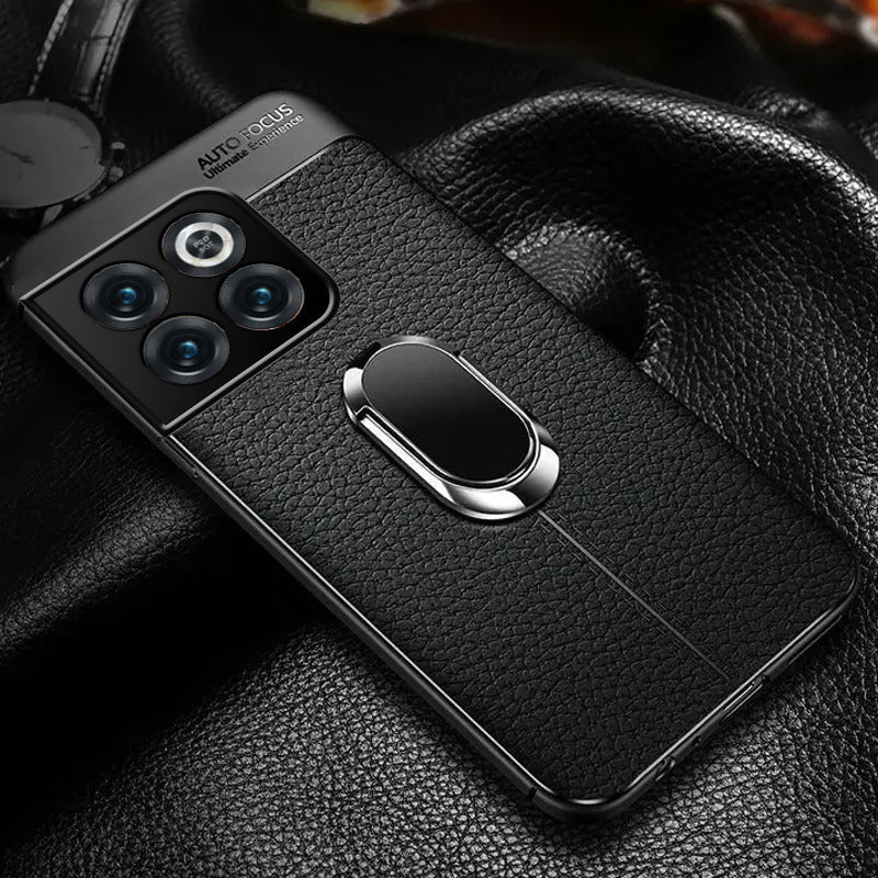 Sleek Urban Leather Ring Holder Case - OnePlus - Image 9