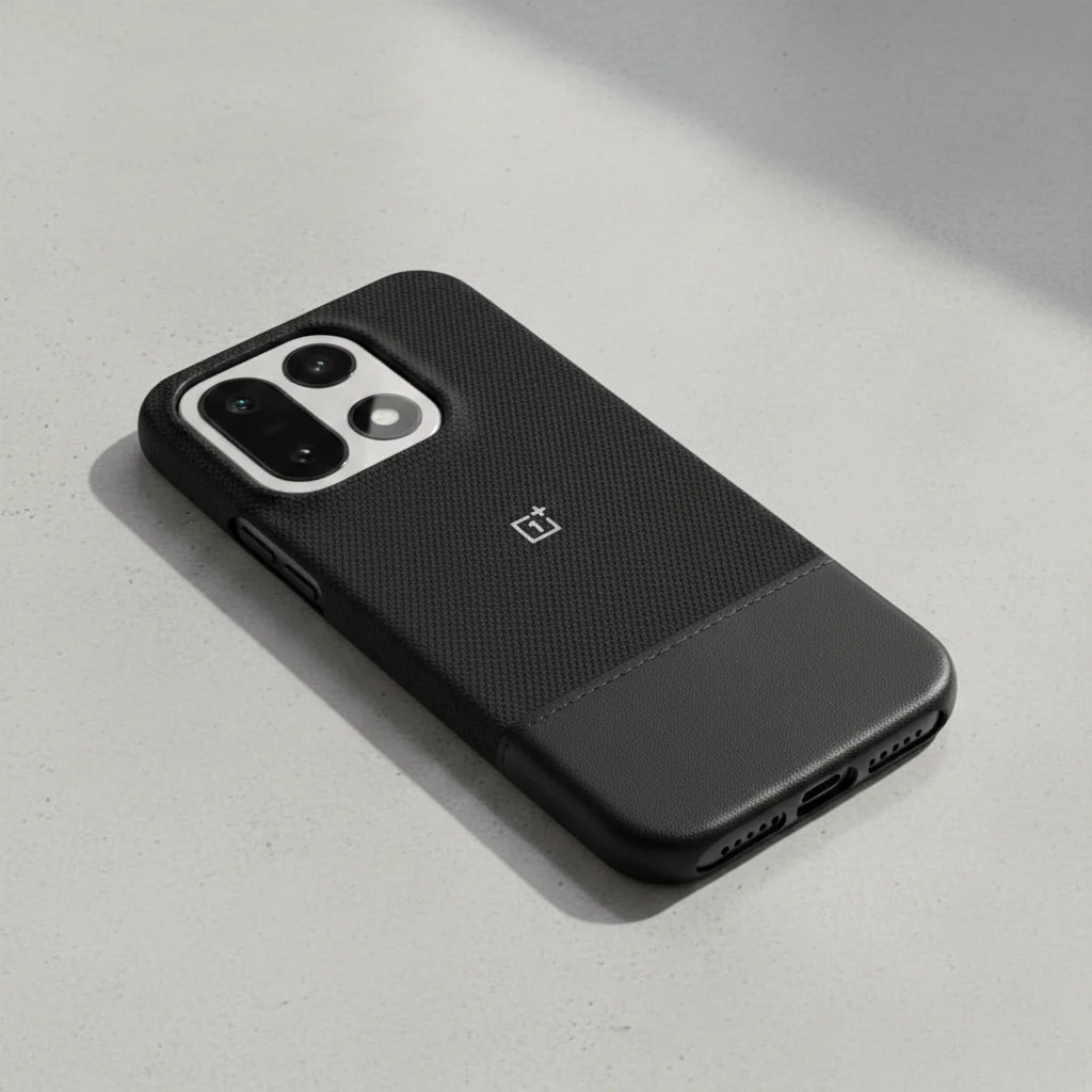 OnePlus 15 Series Retro Business Half Leather Case - Image 3