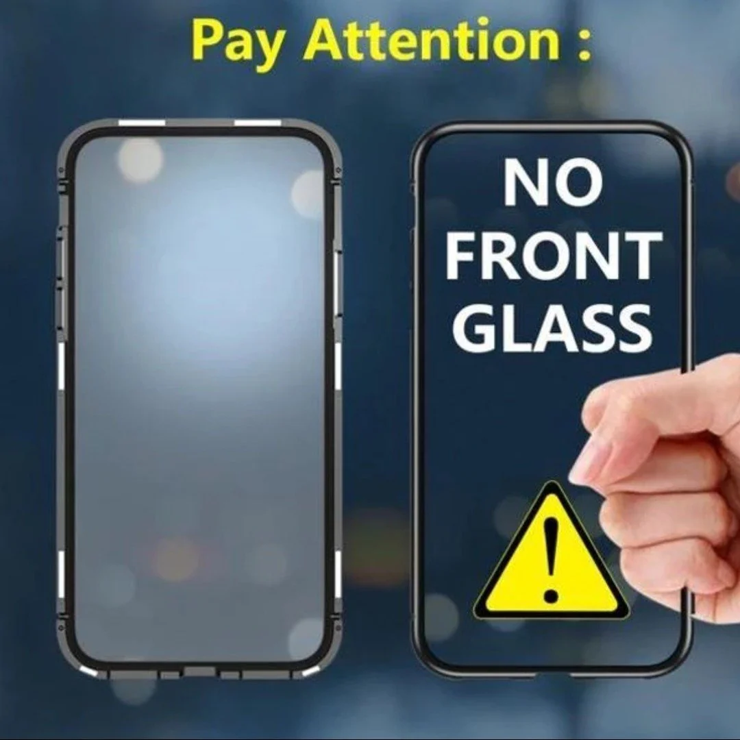 Oneplus 7 Pro Electronic Auto-Fit Magnetic Transparent Glass Case - Image 7