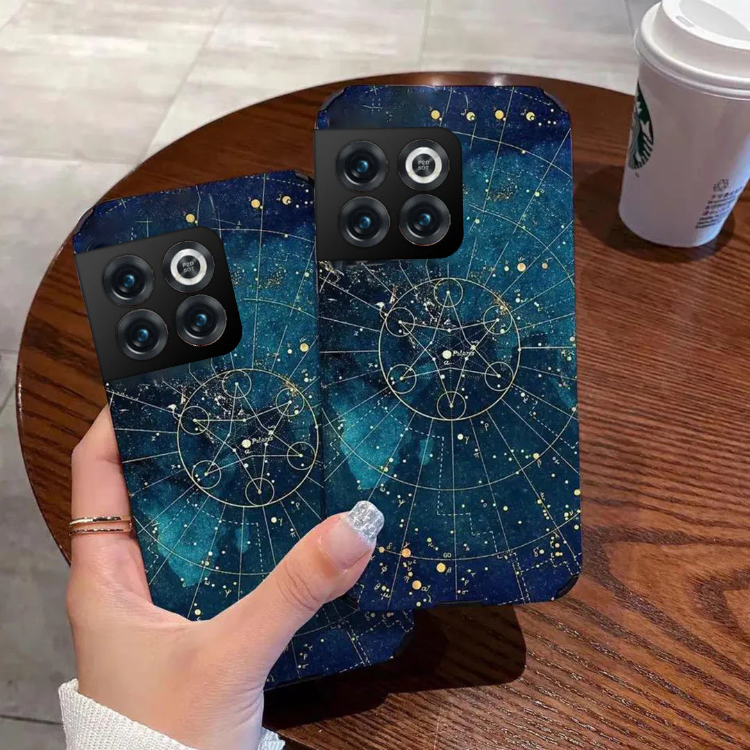 OnePlus (2 in 1 Combo) - Star Map Print Case + Tempered Glass - Image 3