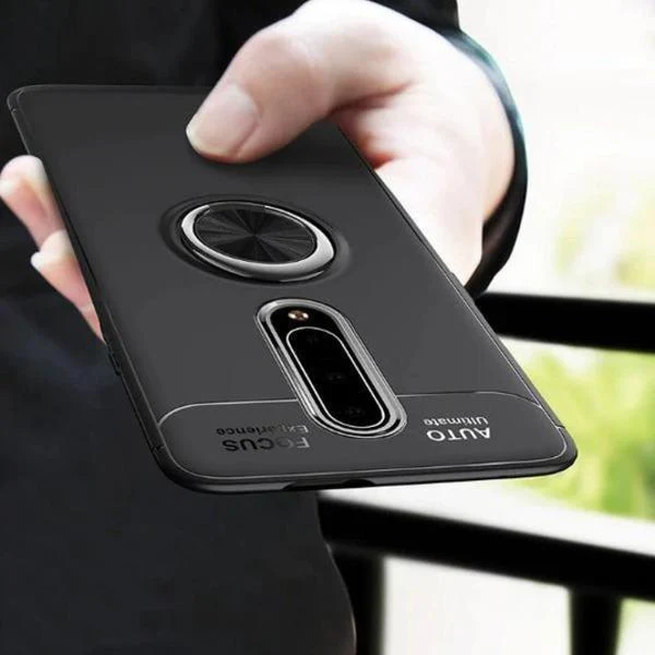 Metallic Finger Ring Holder Matte Case - OnePlus - Image 5