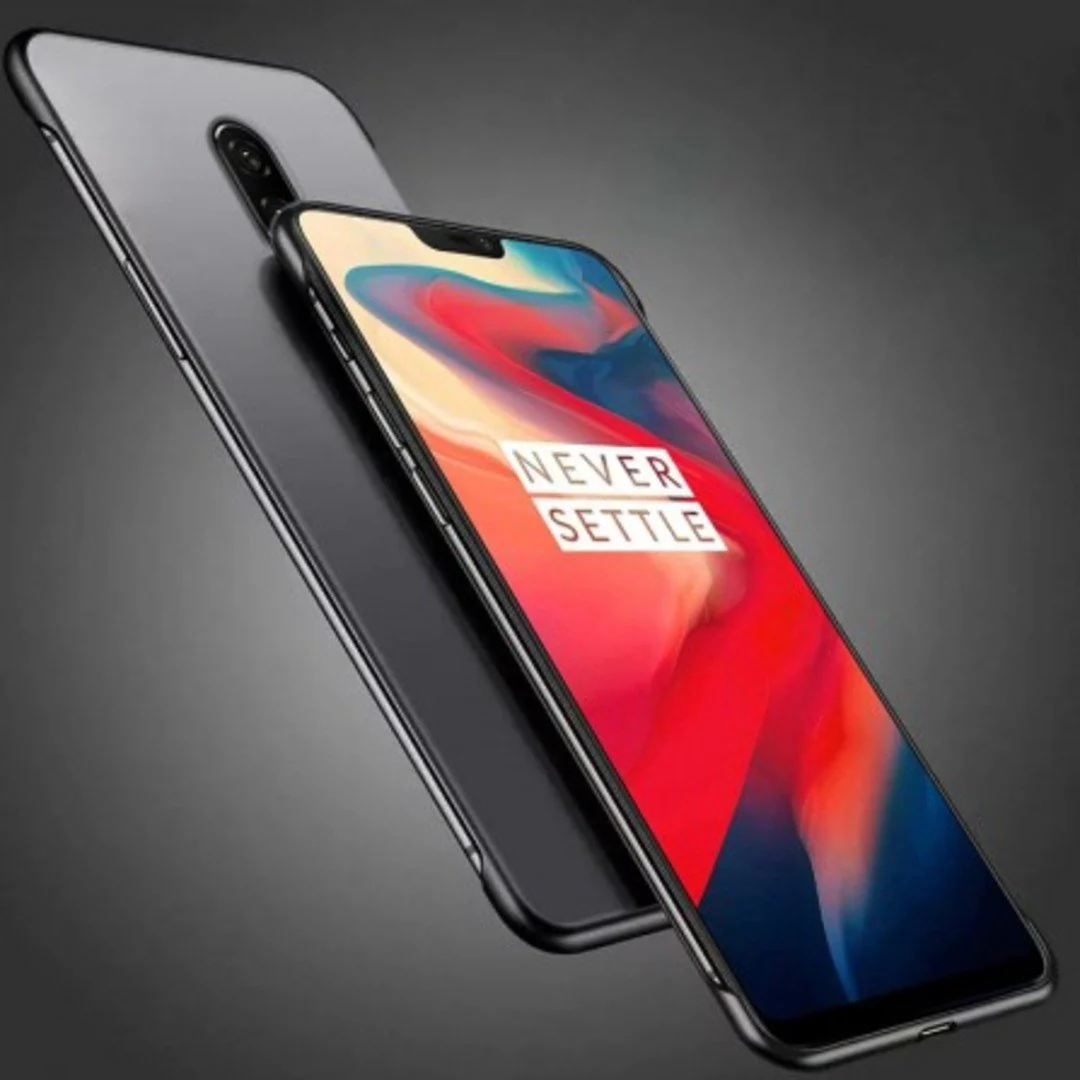 OnePlus 6 (2 in 1 Combo) Frameless Transparent Case + Lens Guard - Image 2