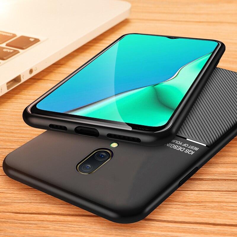 OnePlus 6 Carbon Fiber Twill Pattern Soft TPU Case - Image 2