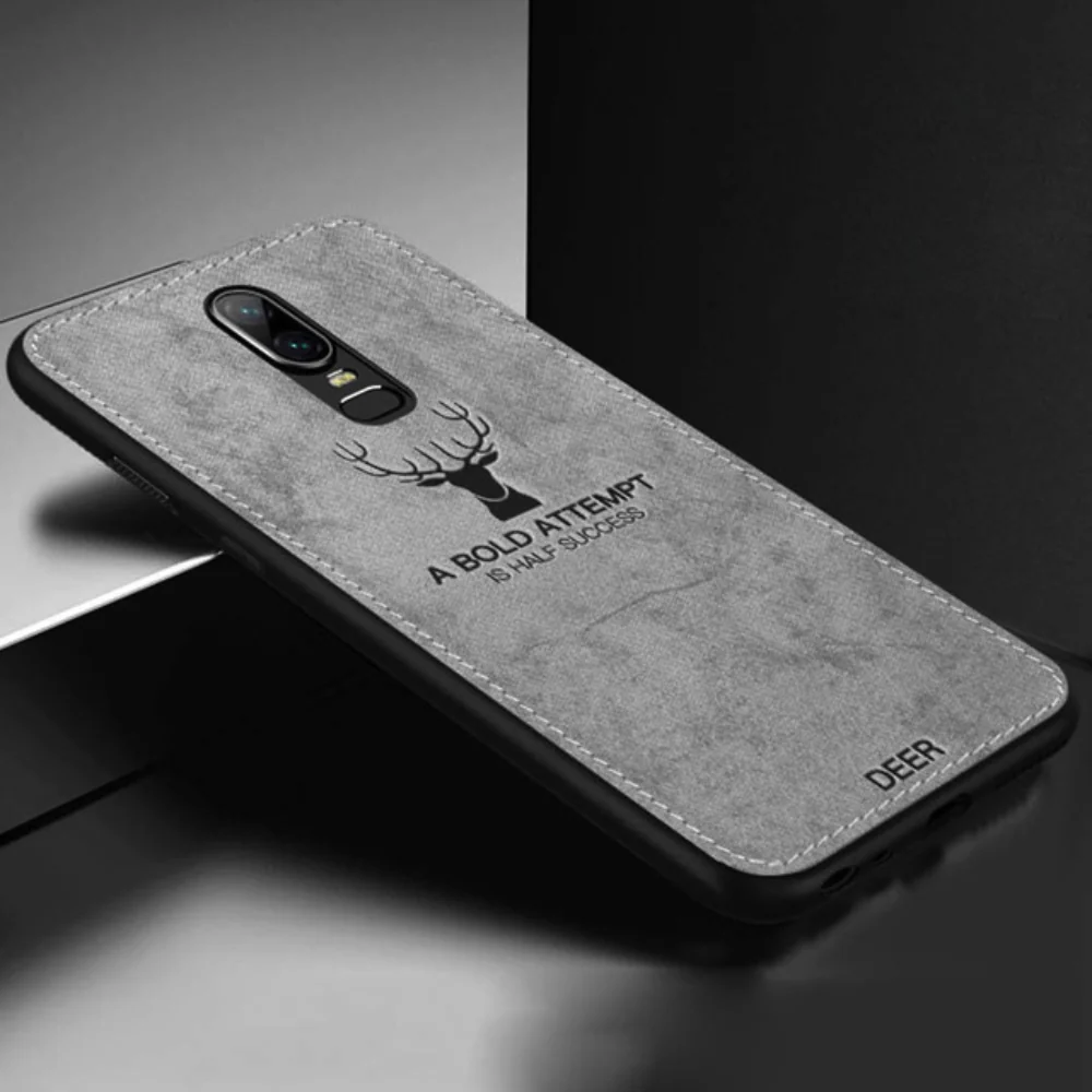 OnePlus 6 Deer Pattern Inspirational Soft Case - Image 14