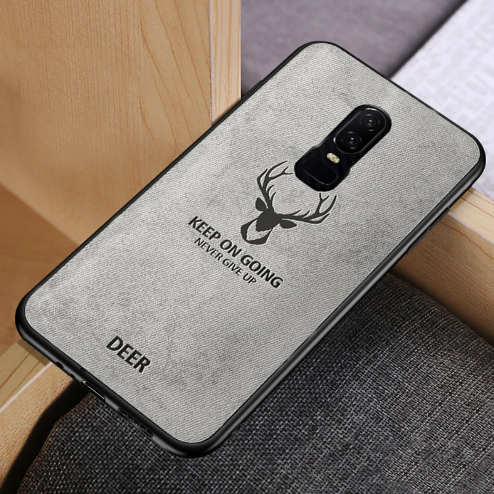 OnePlus 6 Deer Pattern Inspirational Soft Case - Image 15