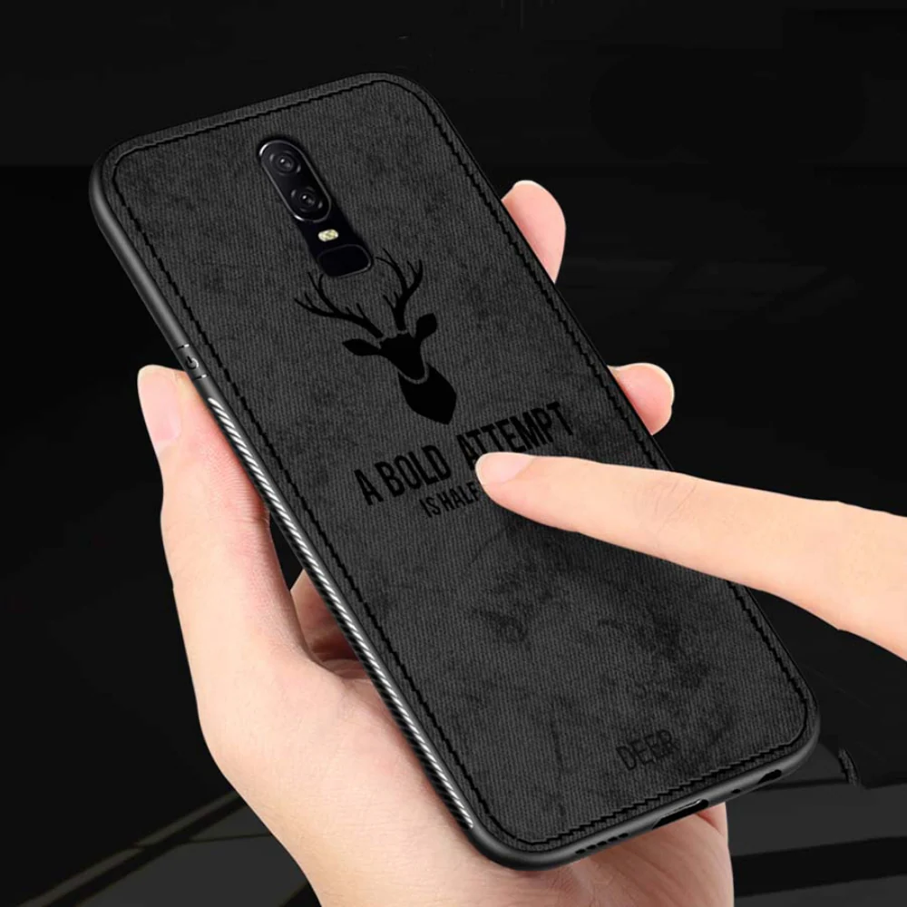 OnePlus 6 Deer Pattern Inspirational Soft Case - Image 2