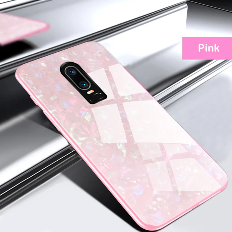 OnePlus 6 Dream Shell Series Textured Marble Case - Image 10